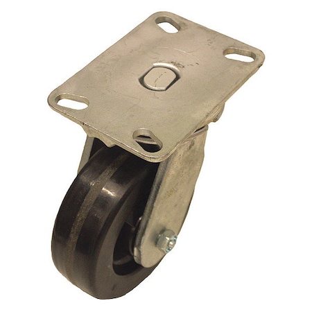 Zoro Select Plate Caster, 1200 lb. Ld Rating, Roller P23S-PH060R-16