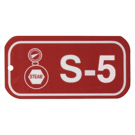 Brady Lockout Tag, None/ No Header, Polypropylene, 3 in Width, 1 1/2 in Height, Write On Surface: No , 5 PK 105653