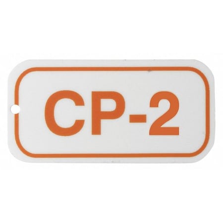Brady Lockout Tag, None/ No Header, Polypropylene, 3 in Width, 1 1/2 in Height, Write On Surface: No , 5 PK 105635