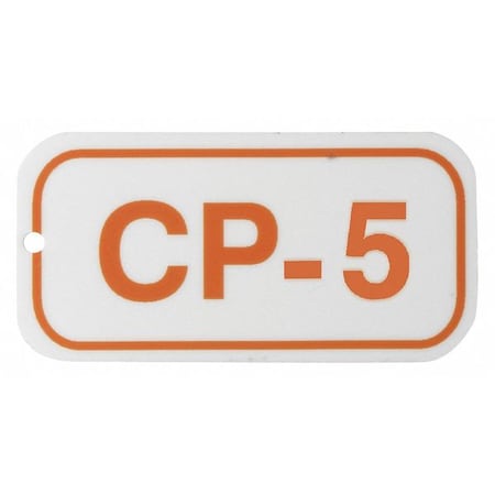 Brady Lockout Tag, None/ No Header, Polypropylene, 3 in Width, 1 1/2 in Height, Write On Surface: No , 5 PK 105638