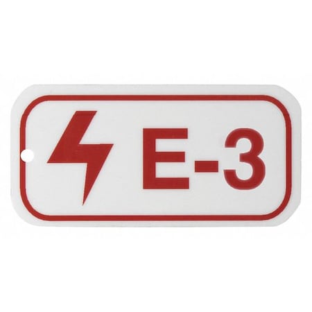 Brady Lockout Tag, None/ No Header, Polypropylene, 3 in Width, 1 1/2 in Height, Write On Surface: No , 5 PK 105641