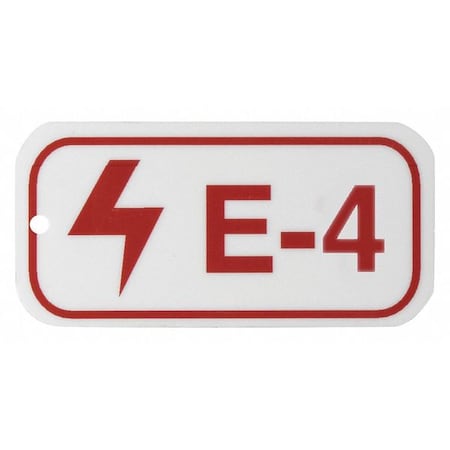 Brady Lockout Tag, None/ No Header, Polypropylene, 3 in Width, 1 1/2 in Height, Write On Surface: No , 5 PK 105642