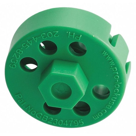 Brady Cable Lockout, Green, Nylon 122246