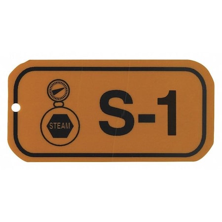 Brady Lockout Tag, None/ No Header, Polypropylene, 3 in Width, 1 1/2 in Height, Write On Surface: No , 5 PK 105659