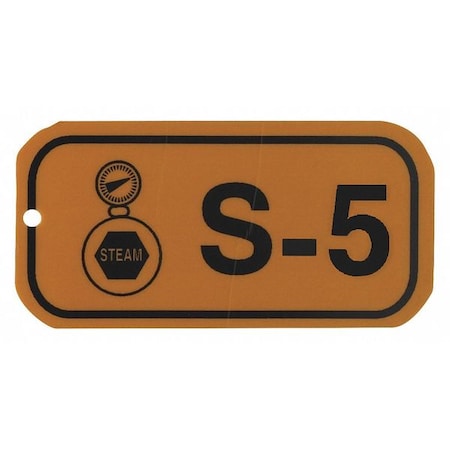 Brady Lockout Tag, None/ No Header, Polypropylene, 3 in Width, 1 1/2 in Height, Write On Surface: No , 5 PK 105663