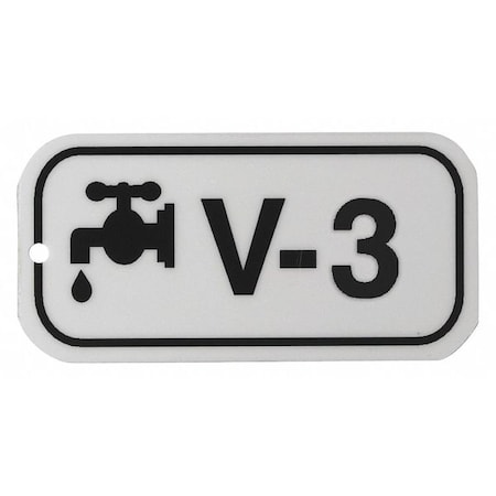 Brady Lockout Tag, None/ No Header, Polypropylene, 3 in Width, 1 1/2 in Height, Write On Surface: No 105706