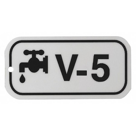 Brady Lockout Tag, None/ No Header, Polypropylene, 3 in Width, 1 1/2 in Height, Write On Surface: No 105708