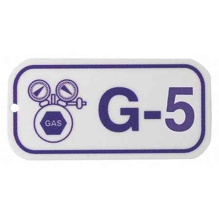 Brady Lockout Tag, None/ No Header, Polypropylene, 3 in Width, 1 1/2 in Height, Write On Surface: No , 5 PK 105673