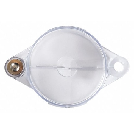 Brady Gate Valve Lockout, Clear, 1-3/8" H x 3" L 145581