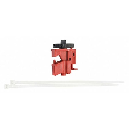Brady Circuit Breaker Lockout Rail, Circuit Breaker with Standard Nylon Cable Ties, 120/277V AC 148702