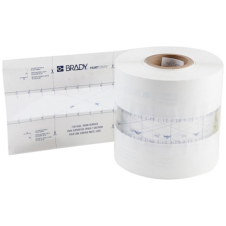 Brady Floor Stencil, Polyester, 4" Overall H, 148822 148822