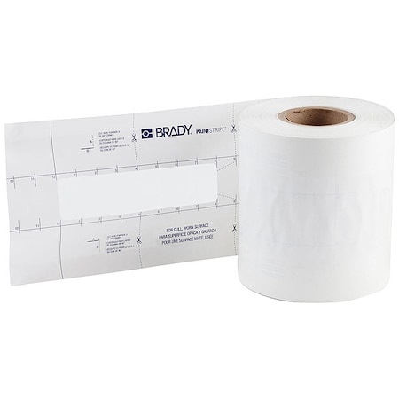 Brady Floor Stencil, Polyester, 4" Overall H, 148818 148818