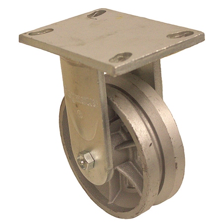 Zoro Select Plate Caster, 1200 lb. Ld Rating, Roller P23R-C080R-16-VG1