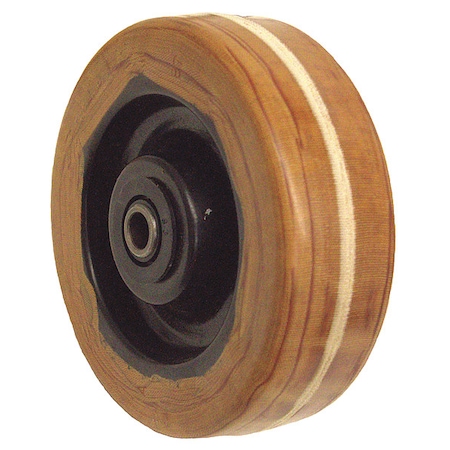 Zoro Select Caster Wheel, 6"dia, 1,200 lb, Tan P-LPH-060X020/050R