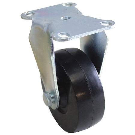 Zoro Select Plate Caster, 175 lb. Ld Rating, Delrin P12R-R050D-12