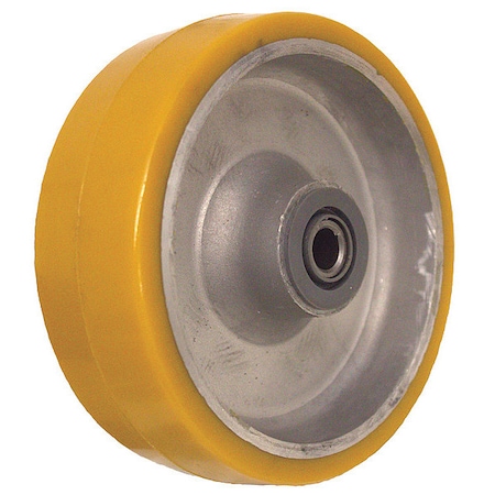 Zoro Select Caster Wheel, 700 lb. Ld Rating, Yl Wheel P-UA-040X020/050KP