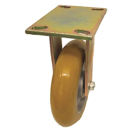 Zoro Select Plate Caster, 1500 lb. Ld Rating, Ball P24R-UCA080K-16