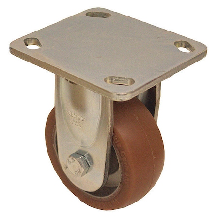 Zoro Select Plate Caster, 770 lb. Ld Rating, Ball BHS-ALB 125K-14
