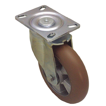 Zoro Select Plate Caster, 1750 lb. Ld Rating, Ball LH-ALB 200K-16-CO