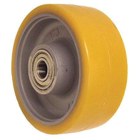 Zoro Select Caster Wheel, 1760 lb. Ld Rating, Yl Wheel GTH 160/20K