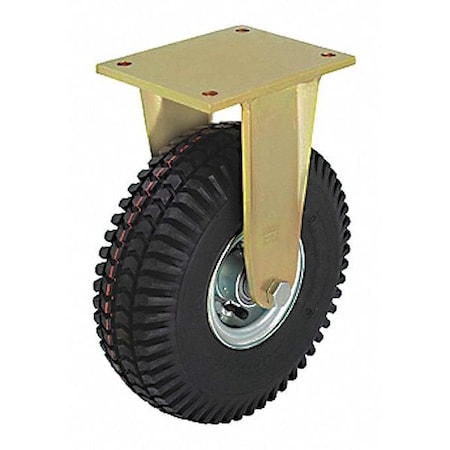 Zoro Select Pneumatic Caster, 770 lb. Load, Rigid BS-P 410K