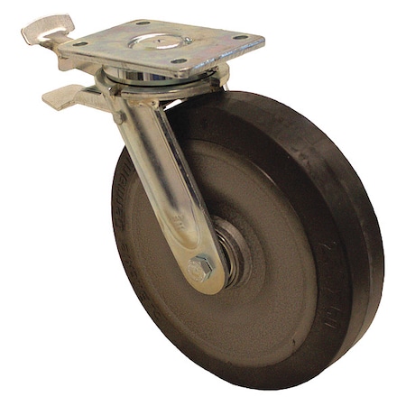 Zoro Select Plate Caster, 1870 lb. Ld Rating, Ball LO-SE 250K-ST-RI4