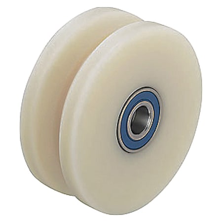 Zoro Select Caster Wheel, 880 lb. Load, Beige Wheel DSPKGSPO 101K