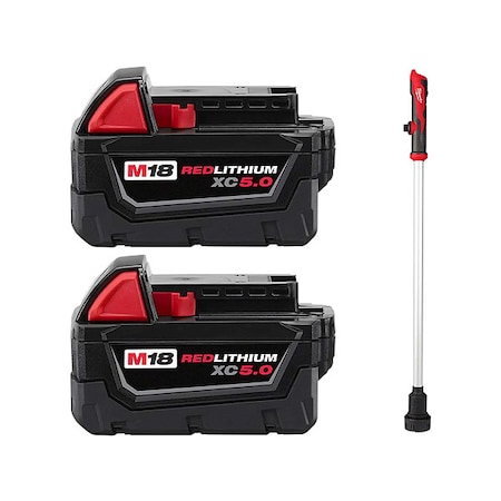 Milwaukee Tool Cordless Transfer Pump Kit, 15 ft, 48.8 in H, 12V 48-11-2450, 48-11-2450, 2579-20