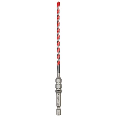 Milwaukee Tool 5/32 in. x 6 in. SHOCKWAVE Carbide Hammer Drill Bit for Concrete Screws 48-20-9092
