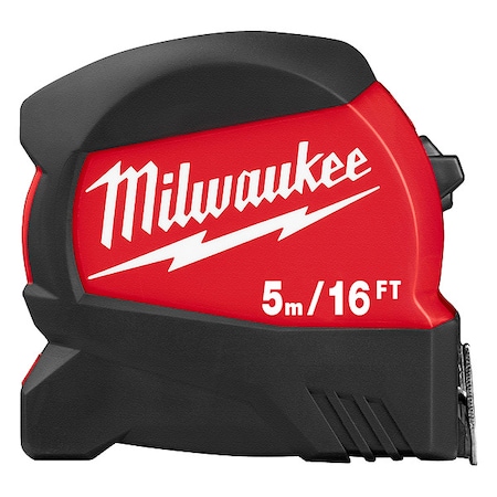 Milwaukee Tool 5M/16FT COMPACT WIDE BLADE TAPE MEASURE 48-22-0417
