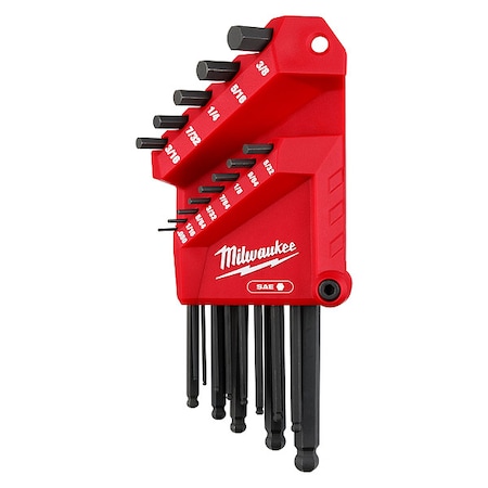 Milwaukee Tool HexKeySet, Hex, Straight, L, Long, 13pcs 48-22-2185