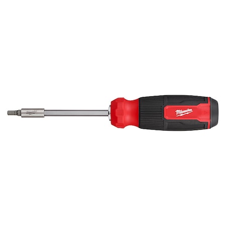 Milwaukee Tool Multi-Bit Screw Driver, 1/4 in (2.5, 5, 4, 3mm), Hex 48-22-2908