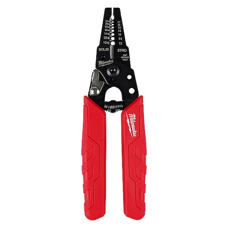 Milwaukee Tool 10-24 AWG Compact Comfort Grip Wire Stripper & Cutter 48-22-3044