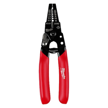 Milwaukee Tool 10-24 AWG Compact Dipped Grip Wire Stripper & Cutter 48-22-3043