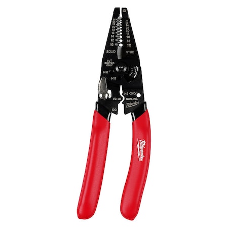 Milwaukee Tool 10-28 AWG Multi-Purpose Dipped Grip Wire Stripper & Cutter w/ Reinforced Head 48-22-3052