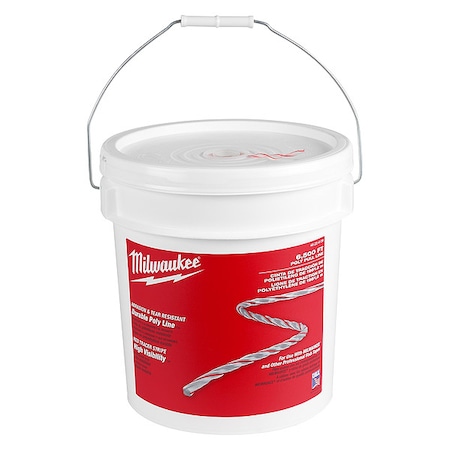 Milwaukee Tool Pull Line, PP, 6500 ftx12 in, 12 in 48-22-4139