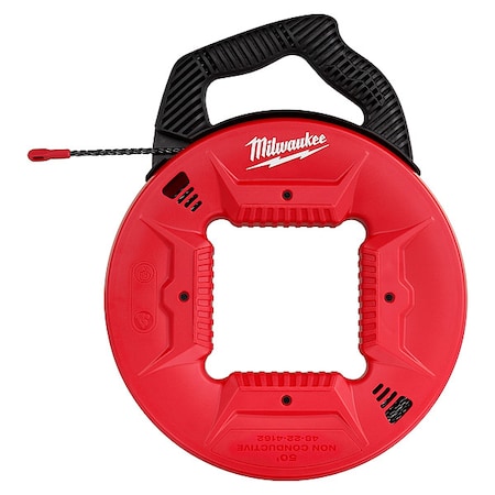 Milwaukee Tool 50 ft Polyester Fish Tape w/Nonconductive Tip 48-22-4162