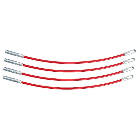 Milwaukee Tool Replacement Flexible Metal Leader for Polyester Fish Tape (4 pk) 48-22-4191