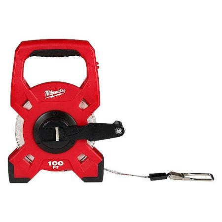 Milwaukee Tool 100 Ft Steel Open Reel Long Tape Measure 48-22-5201