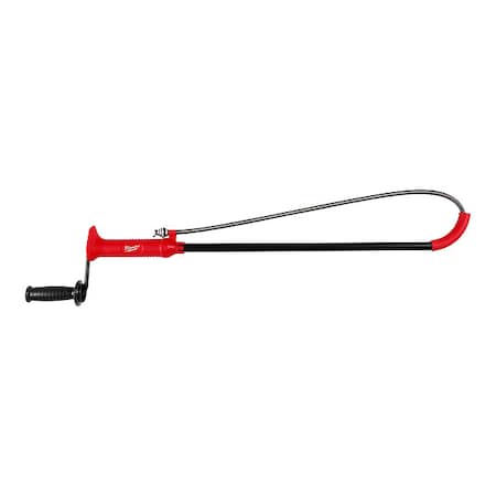 Milwaukee Tool Toilet Auger, 3 ft Cable, 4 lb 48-22-5765