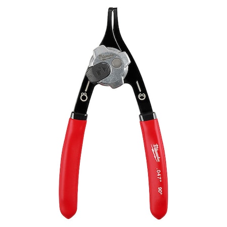 Milwaukee Tool Retaining Ring Plier, 0.047" Tip Diameter 48-22-6535