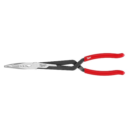Milwaukee Tool 13 in. Long Reach 45-Degree Nose Pliers 48-22-6541