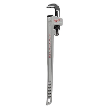 Milwaukee Tool 20 1/2 in L 2 in Cap. Aluminum Pipe Wrench 48-22-7215