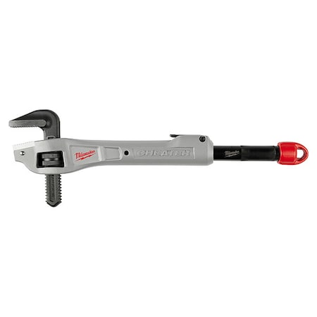 Milwaukee Tool 13 in, 18 in, 24 in L 2 1/2 in Cap. Aluminum Pipe Wrench 48-22-7322