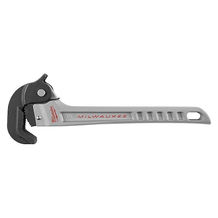 Milwaukee Tool 13 23/50 in L 2 in Cap. Aluminum Pipe Wrench 48-22-7414