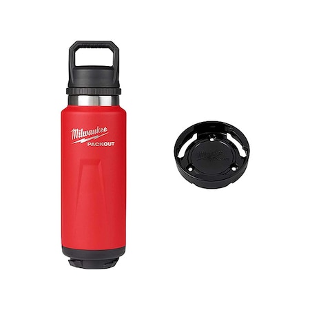 Milwaukee Tool Insulated Bottle and Lock Mount 48-22-8397R, 48-22-8399