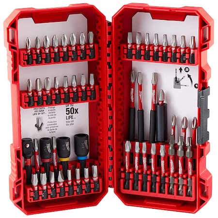 Milwaukee Tool 54 pc. SHOCKWAVE Impact Duty Driver Bit Set 48-32-4010
