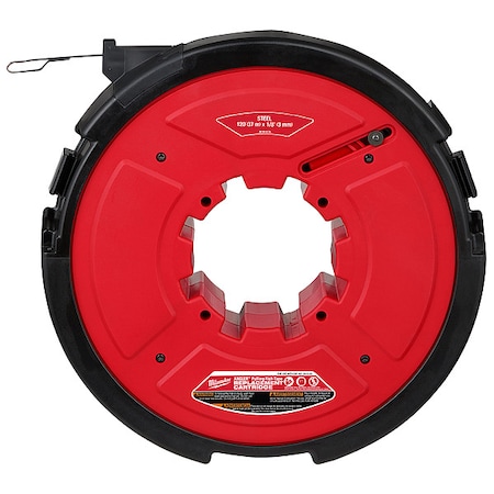 Milwaukee Tool M18 FUEL ANGLER 120' x 1/8" Steel Pulling Fish Tape Replacement Cartridge 48-44-5176