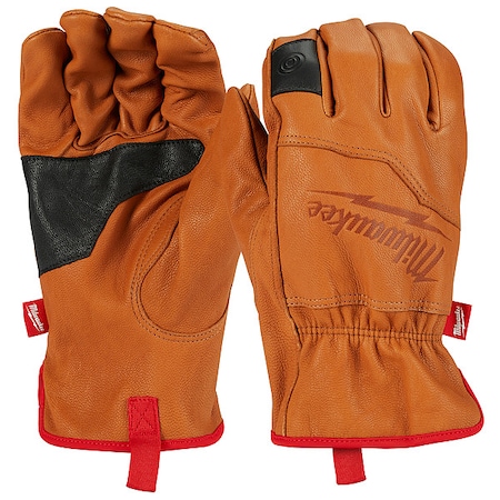 Milwaukee Tool Goatskin Leather Gloves - S, PR 48-73-0010