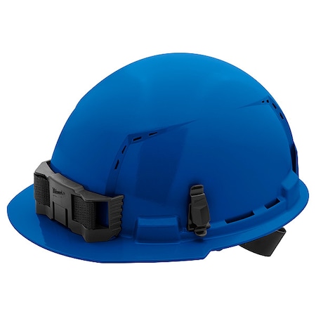 Milwaukee Tool BOLT Blue Front Brim Vented Hard Hat w/4pt Ratcheting Suspension - Type 1, Class C 48-73-1204